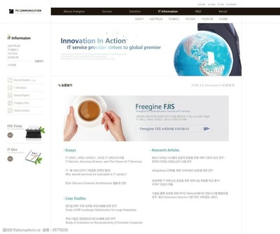 商务网页版psd网页模板